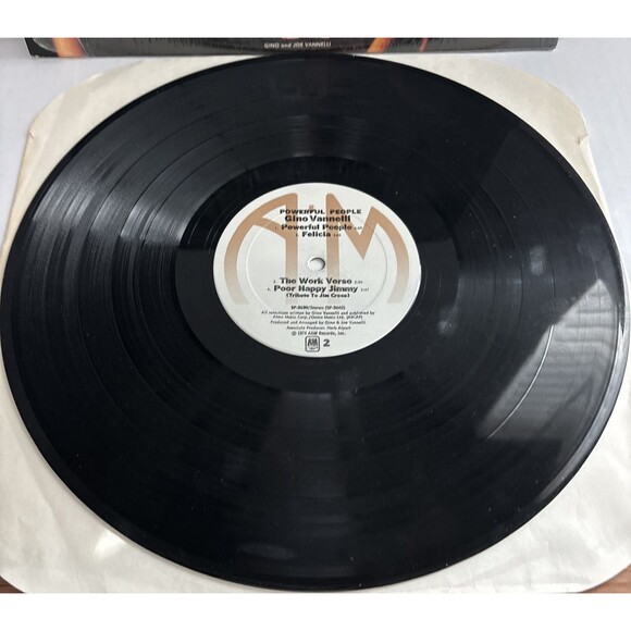 Gino Vannelli Powerful People Vinyl LP- AM Records SP 3630-1974 Pitman Pressing - Picture 5 of 7